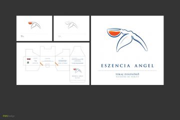 Disznókő Eszencia Angyal - csomagolás grafikai tervezése