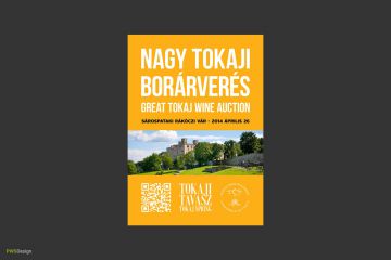 Nagy Tokaji Borárverés 2014 plakát tervezése