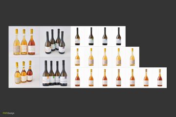 Wine bottle photography for Samuel Tinon