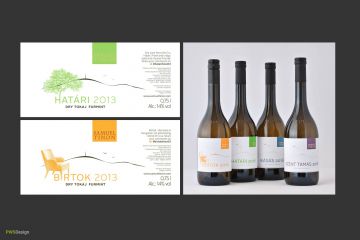 Wine label design for Samuel Tinon