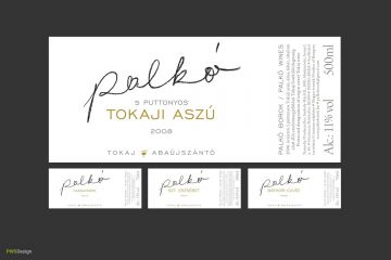Wine label designs for Palko Wines
