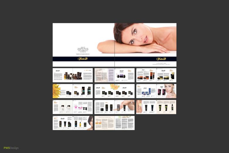 Helia-D product catalog design